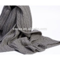 PK17ST277 Cashmere Cable knit scarf